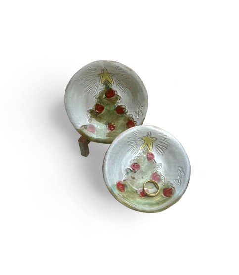 Ring Dish Christmas Tree 4"