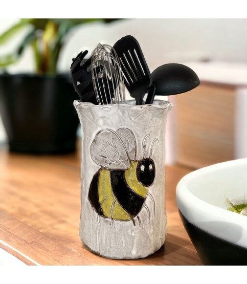 Utensil Holder - Bumble Bee