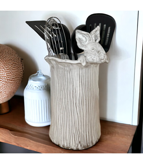 Utensil Holder - Bunny Head