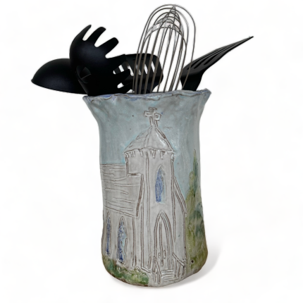 Utensil Holder - Church