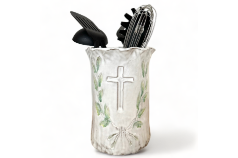 Utensil Holder - Cross