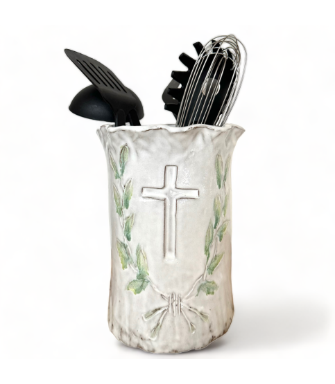 Utensil Holder - Cross