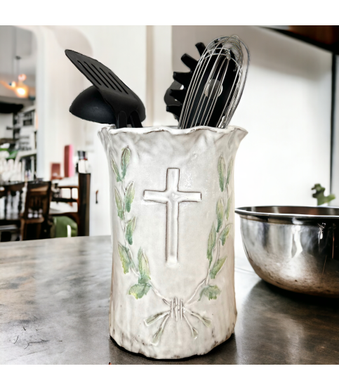 Utensil Holder - Cross