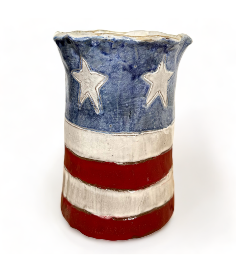 Utensil Holder - Flag