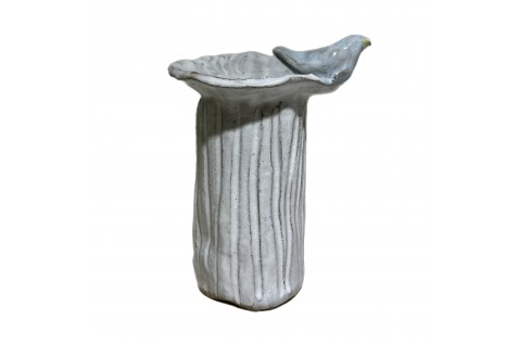 Bud Vase w/Bird 5" Tall